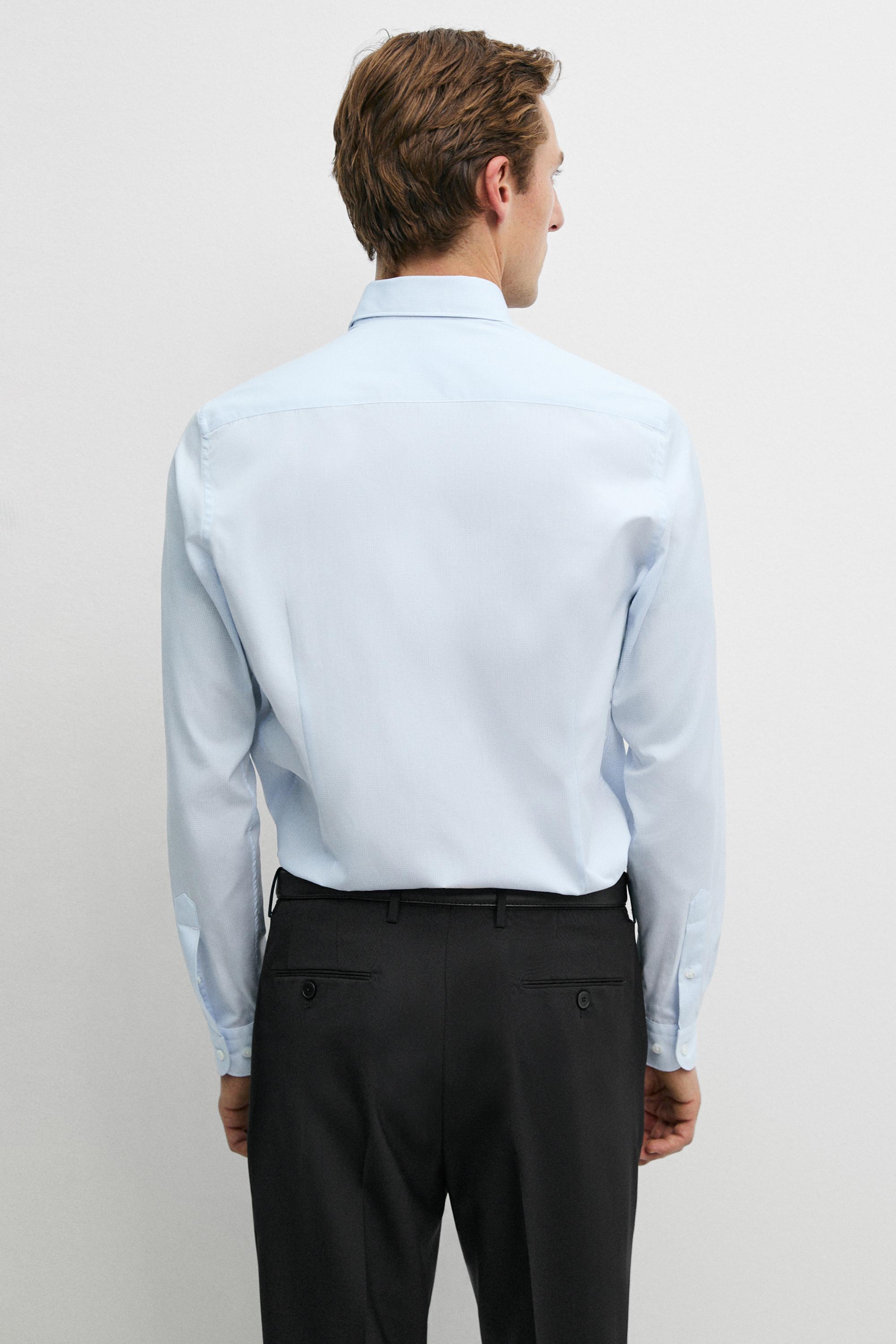 Chemise slim à carreaux vichy